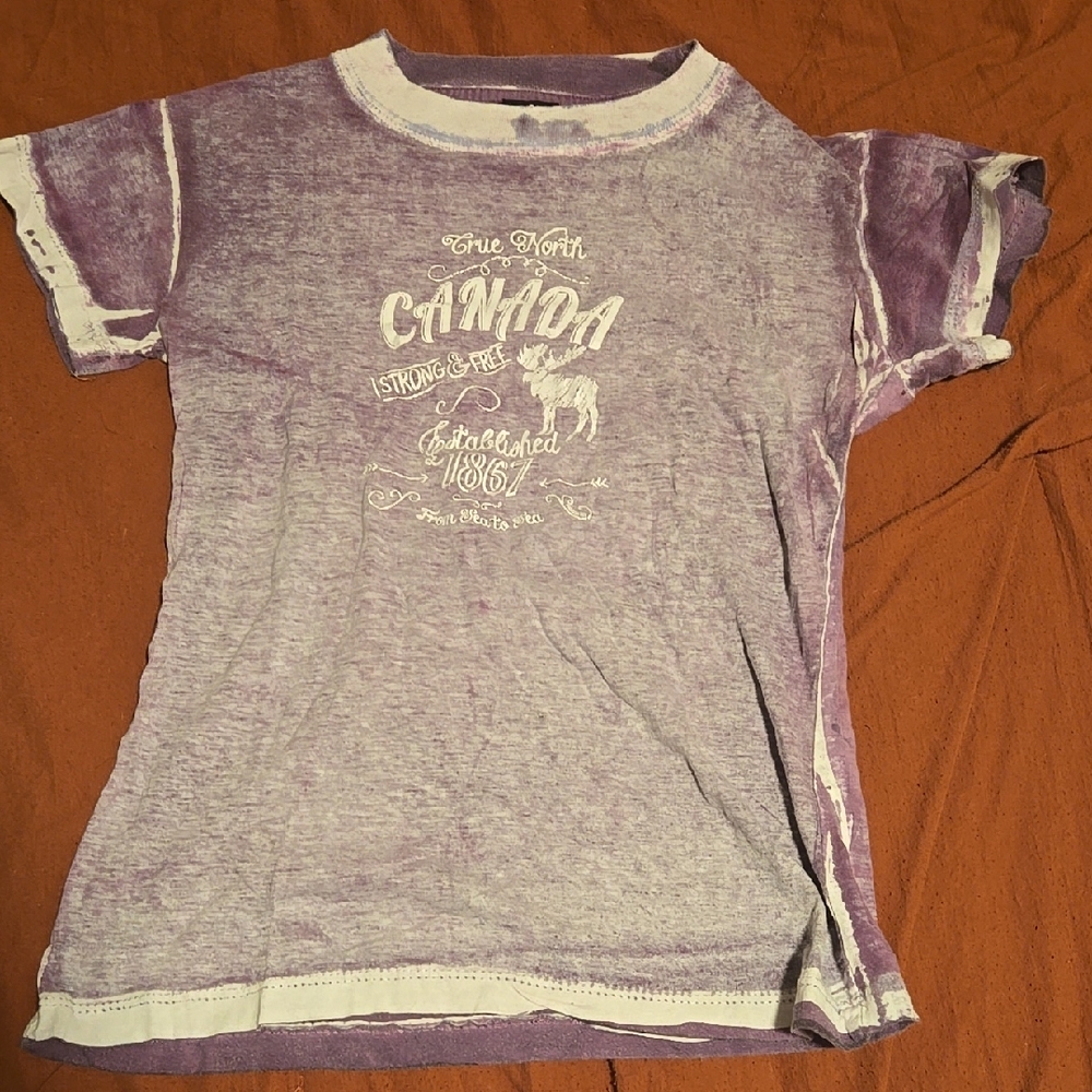Purple Kids Canada Graphic Tee